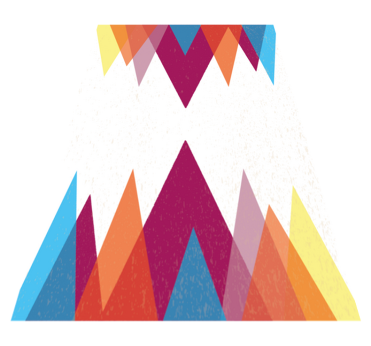 Barevný severský design severský koberec - TenStickers