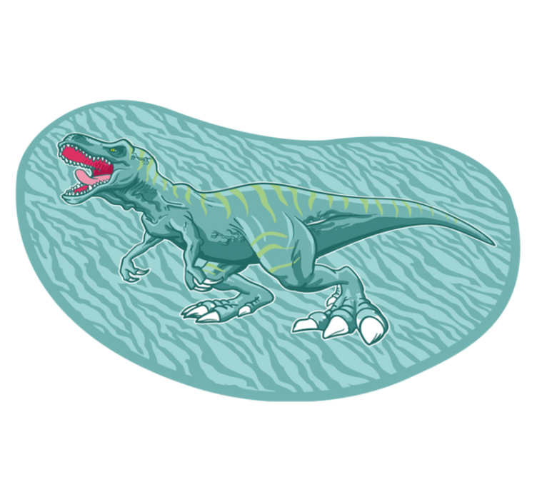 Zvířecí koberec tyrannosaurus rex dinosaurus - TenStickers