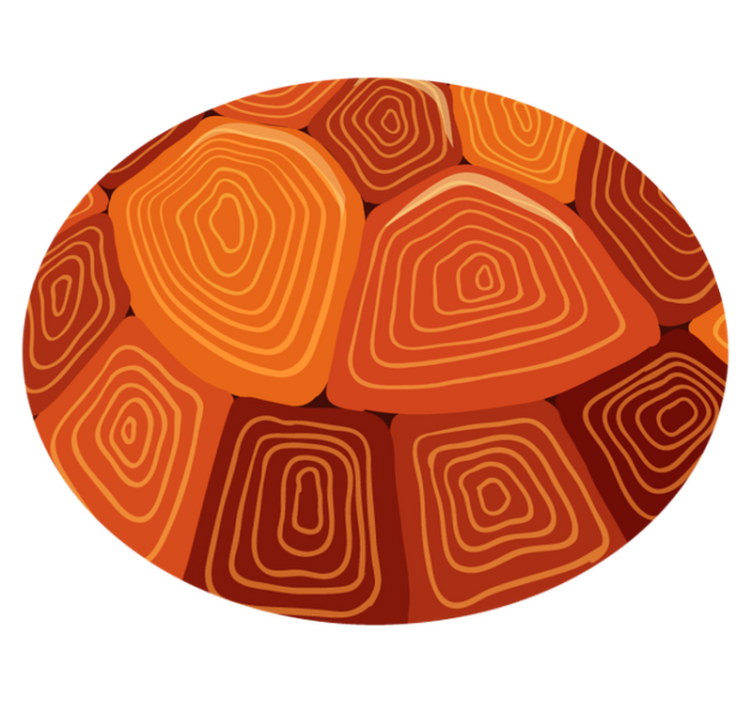 Vinylový koberec s potiskem želvy - TenStickers