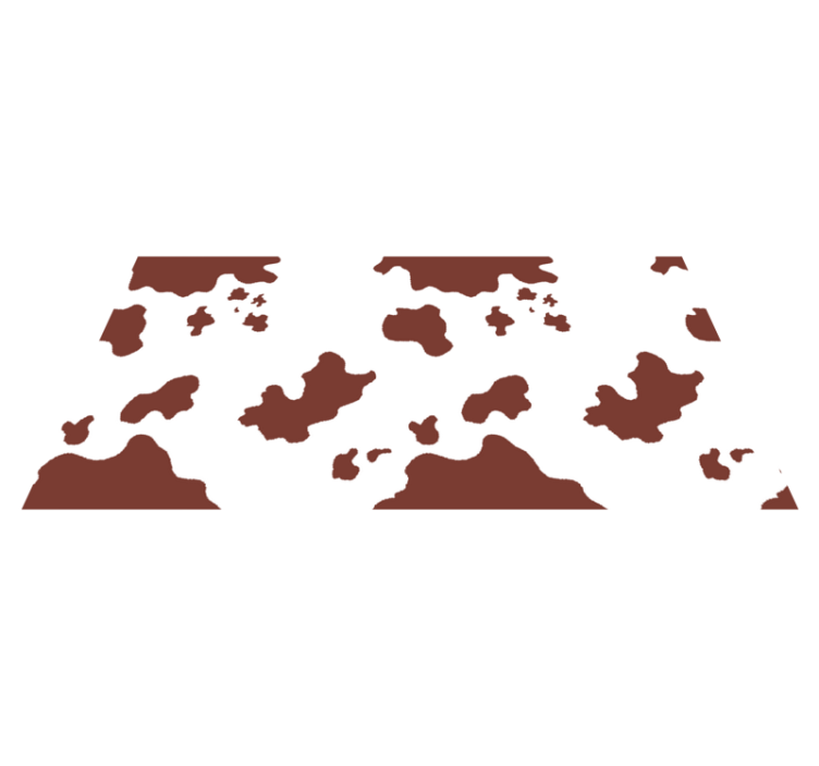 Vinylový koberec z hovězí kůže se zvířecím potiskem - TenStickers