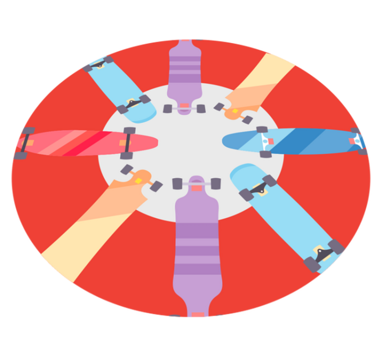 Typy skateboardu pro teenagery - TenStickers