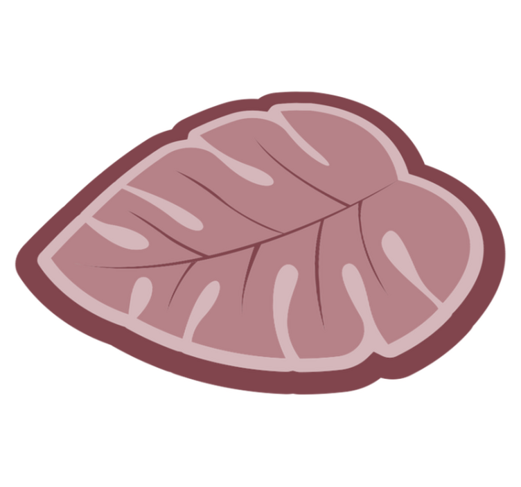 Vinylový koberec s květinami a rostlinami ve tvaru listu - TenStickers