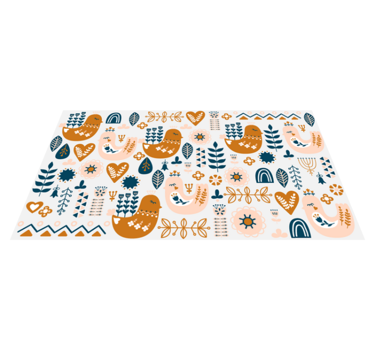 Děti se severským vinylovým koberečkem - TenStickers