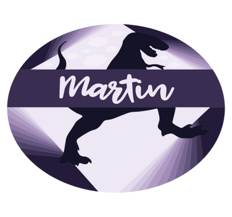 Velociraptor se jménem Ostatní Vinylový koberec - TenStickers