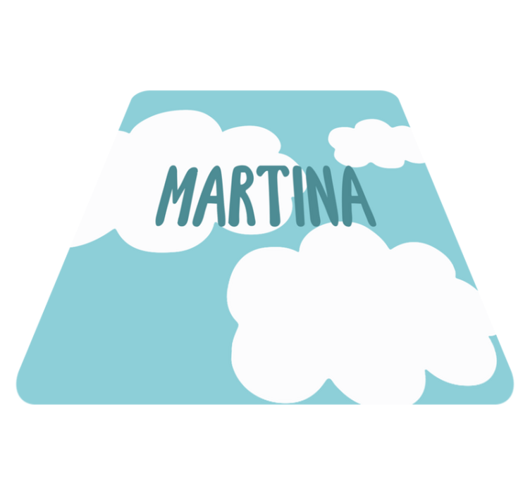 Klasické mraky se jménem Ostatní Vinylový koberec - TenStickers