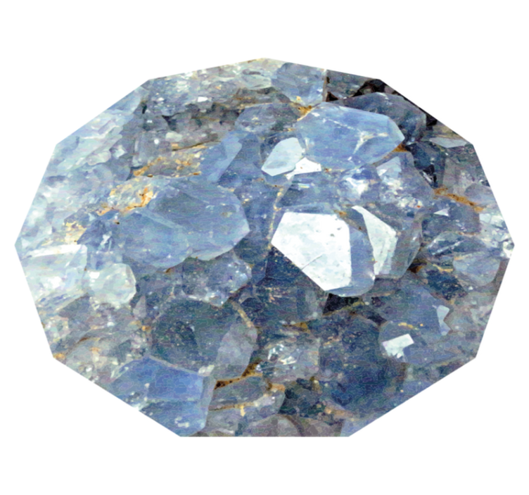 Vzor ledovcových krystalů vinylový koberec - TenStickers