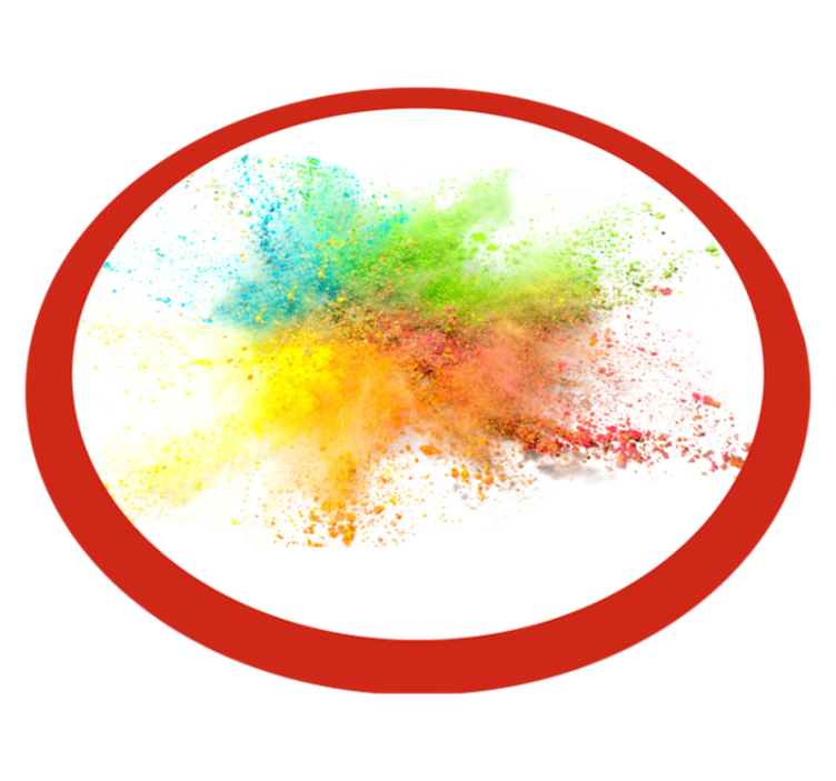 Barevný exploze efekt Vinylový koberec do ložnice - TenStickers