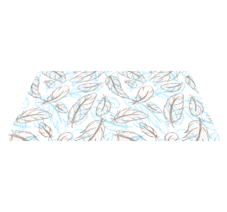 Listy inspirované přírodou Vinylový koberec ve vstupní hale - TenStickers