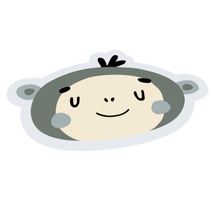 Dětský vinylový koberec opice džungle - TenStickers