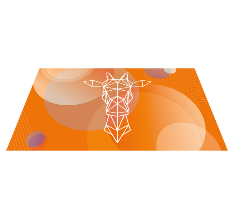 Abstraktní geometrické vzory Moderní vinylový koberec - TenStickers