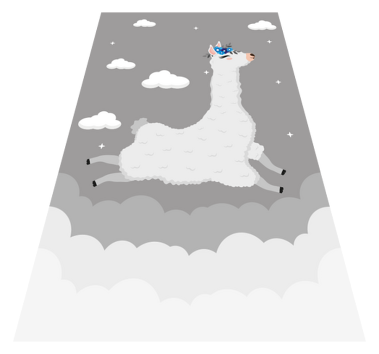 Vinylový koberec na hraní pro nordickou peruánskou krajinu - TenStickers