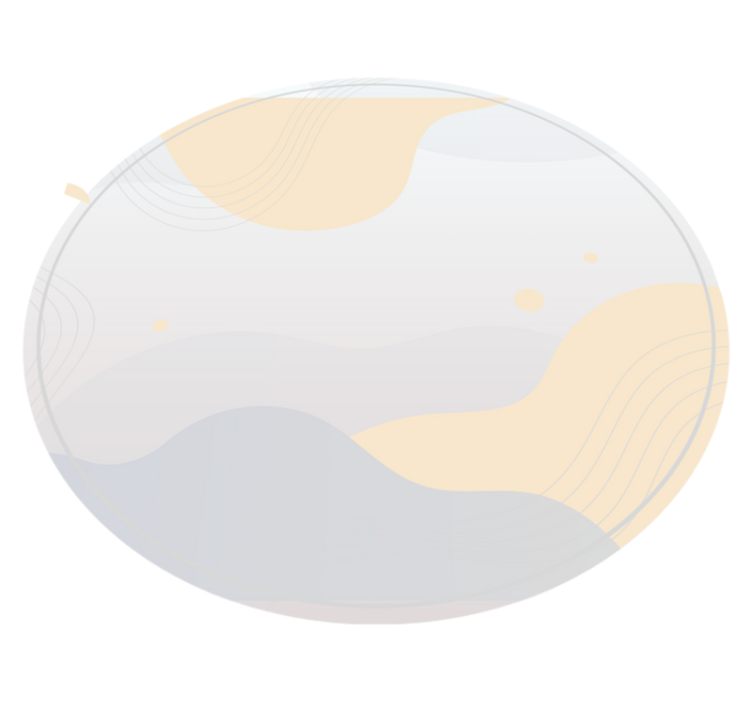 Motivy jemných vln Minimalistický vinylový koberec - TenStickers