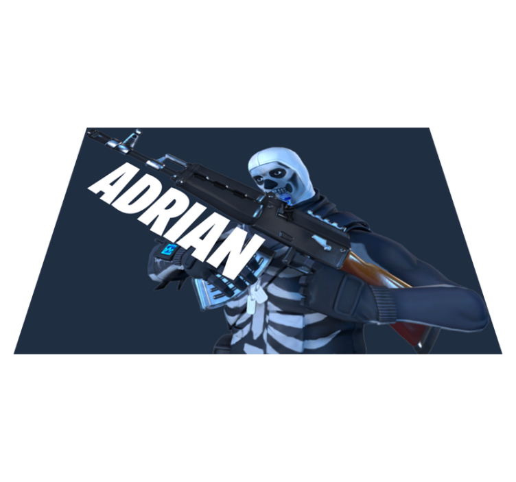 Kostra hry na míru Vinylový koberec pro teenagery - TenStickers