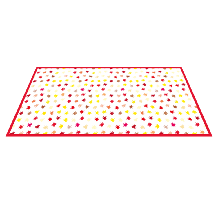 Zářivý hvězdný motiv Ostatní Vinylový koberec - TenStickers