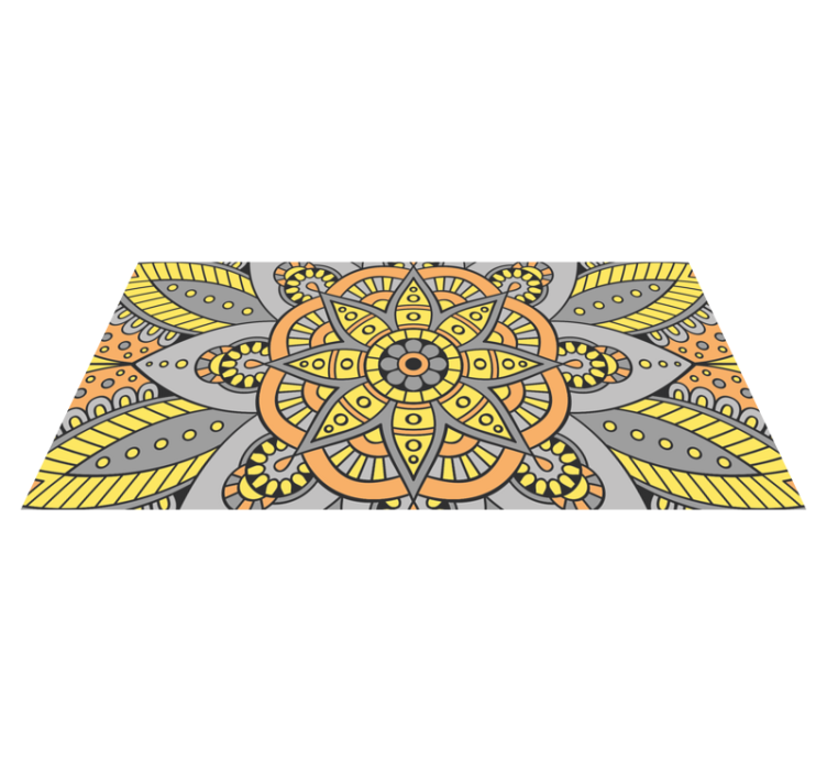 Mandala vinylový koberec s elegantním vzorem - TenStickers
