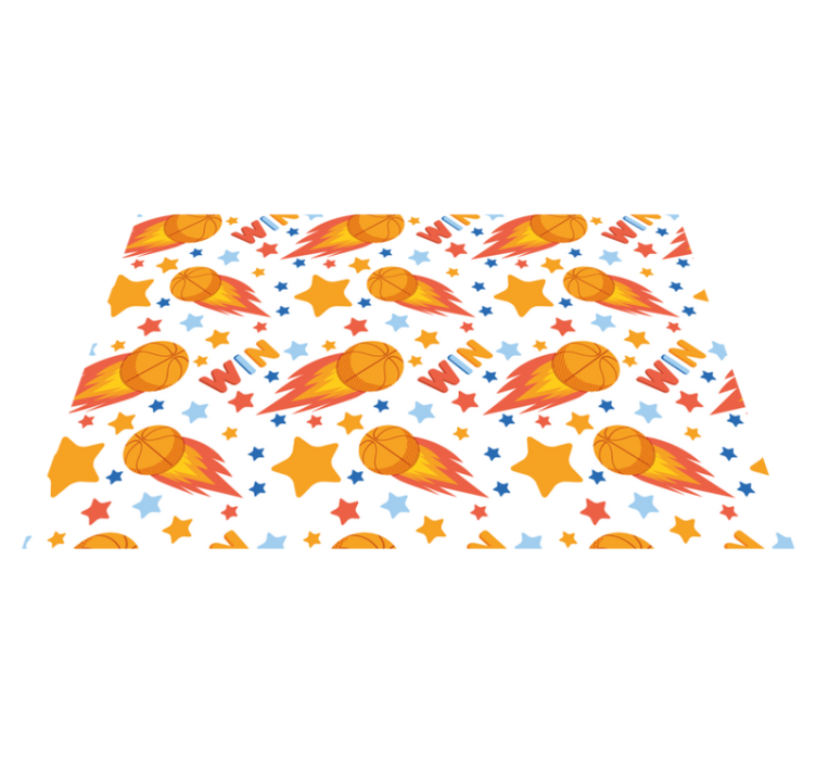 Sportovní design hvězd Vinylová hrací podložka - TenStickers
