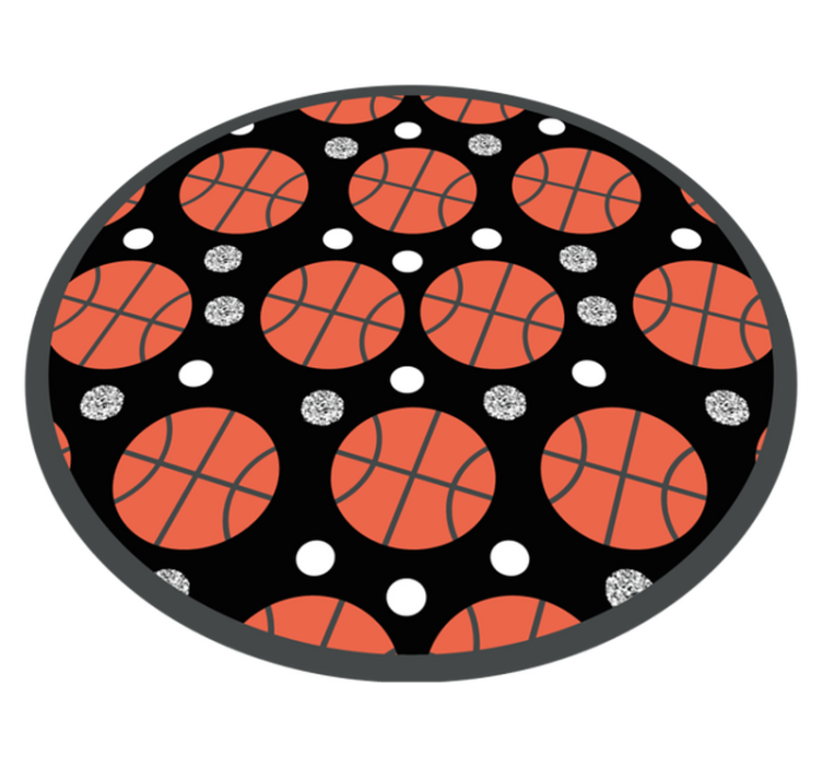 Basketbalové míče Vinylová hrací podložka - TenStickers