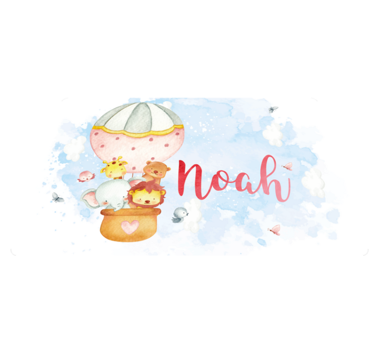 Balónkové dobrodružství se jménem Vinylový koberec do školky - TenStickers