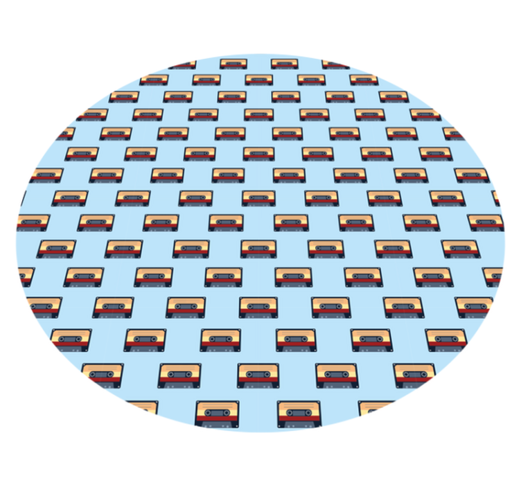 Vintage vinylový koberec v retro kazetovém stylu - TenStickers