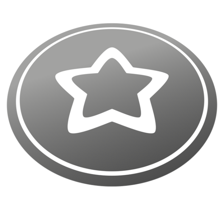 Vinylový koberec s hvězdami v elegantním šedém motivu - TenStickers