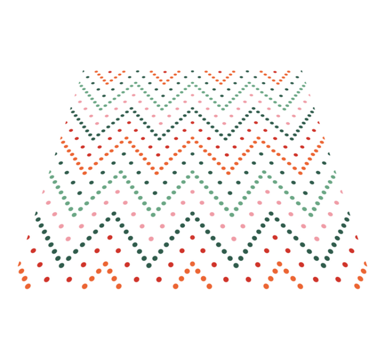 Barevný šípový vzor Ostatní Vinylový koberec - TenStickers