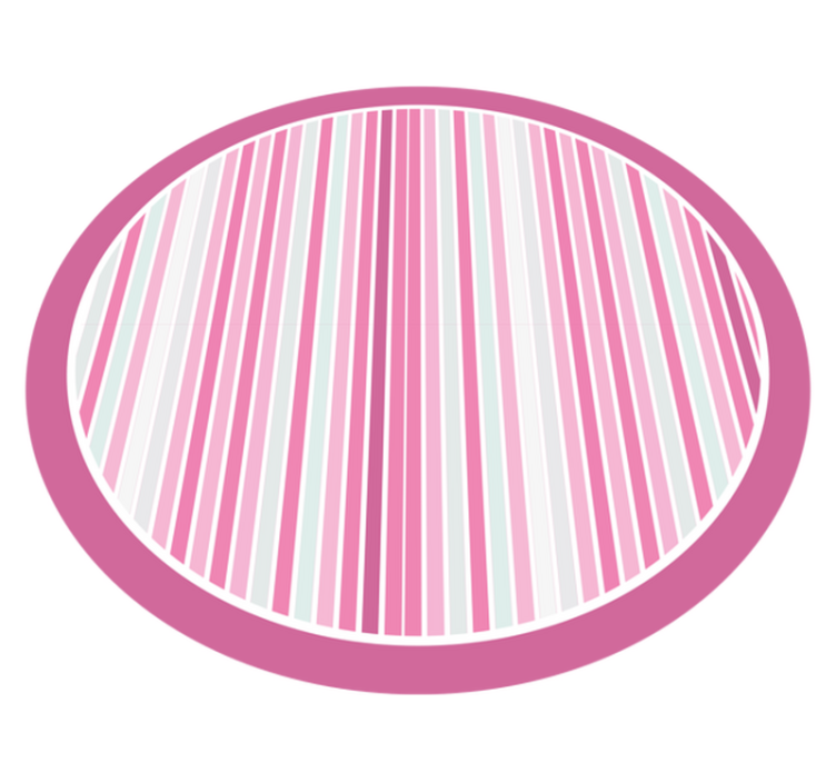 Elegantní pruhovaný vzhled Pruhovaný vinylový koberec - TenStickers