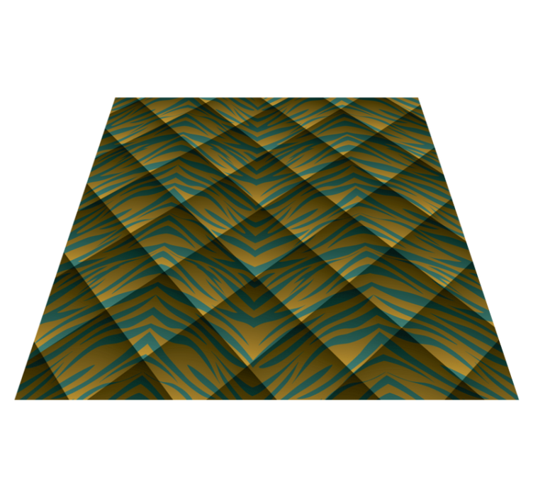 Vinylový koberec se zvířecím potiskem zebra fusion - TenStickers