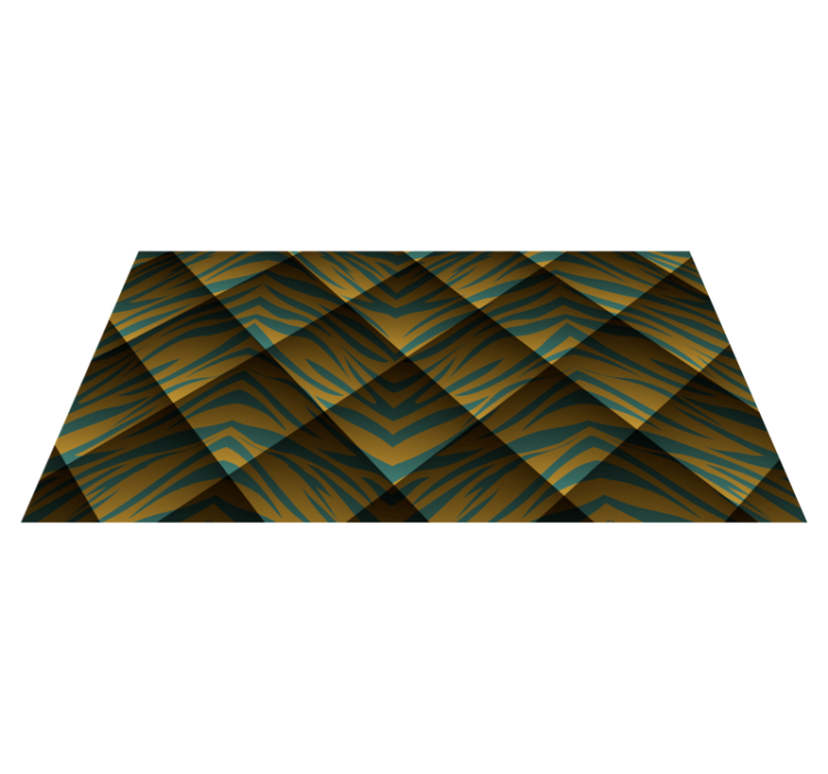 Koncept tygřího pruhu Vinylový koberec se zvířecím potiskem - TenStickers