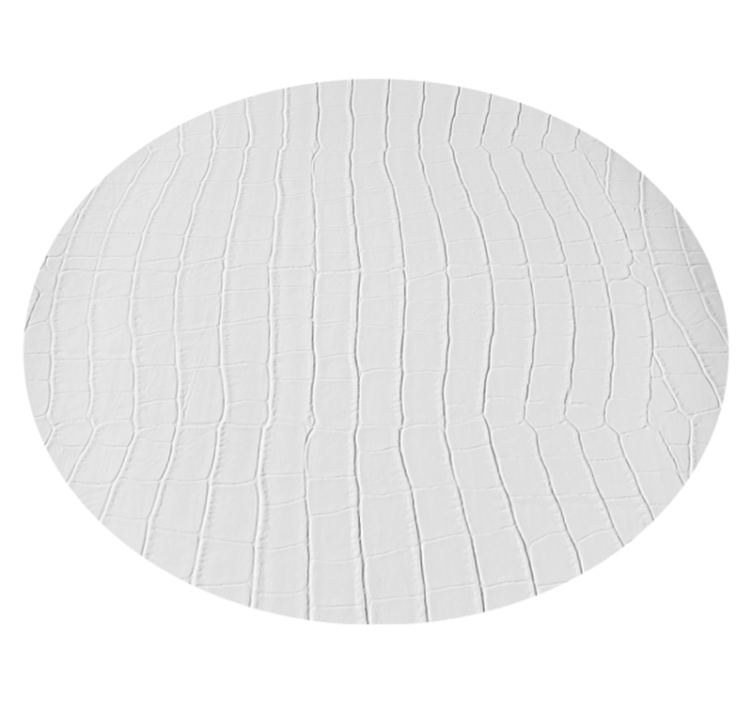 Bílý krokodýlí vzor Zvířecí vinylový koberec - TenStickers