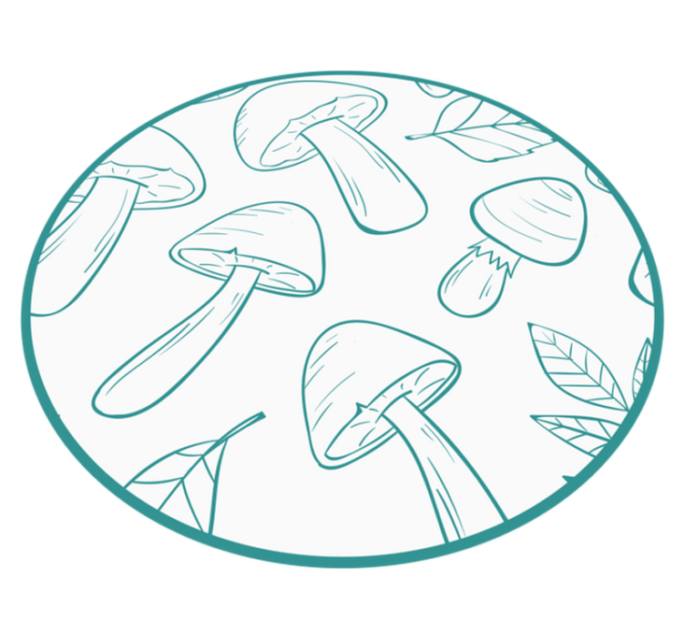 Bílý a světle modrý houby přírodní vinylový koberec - TenStickers