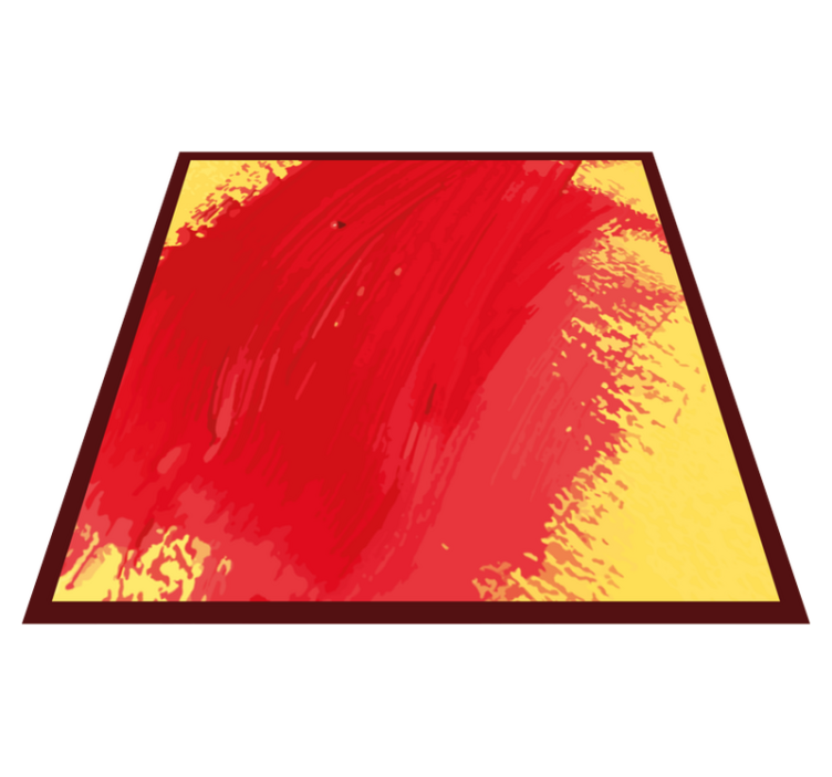 Zářivý barevný šplouch Moderní vinylový koberec - TenStickers