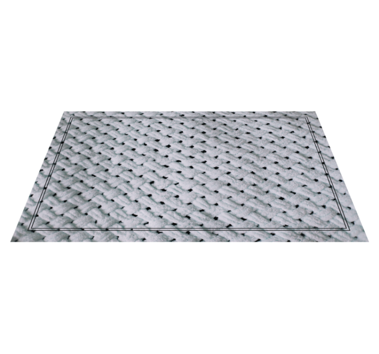 Elegantní pletený vzor Vinylový koberec s texturou - TenStickers