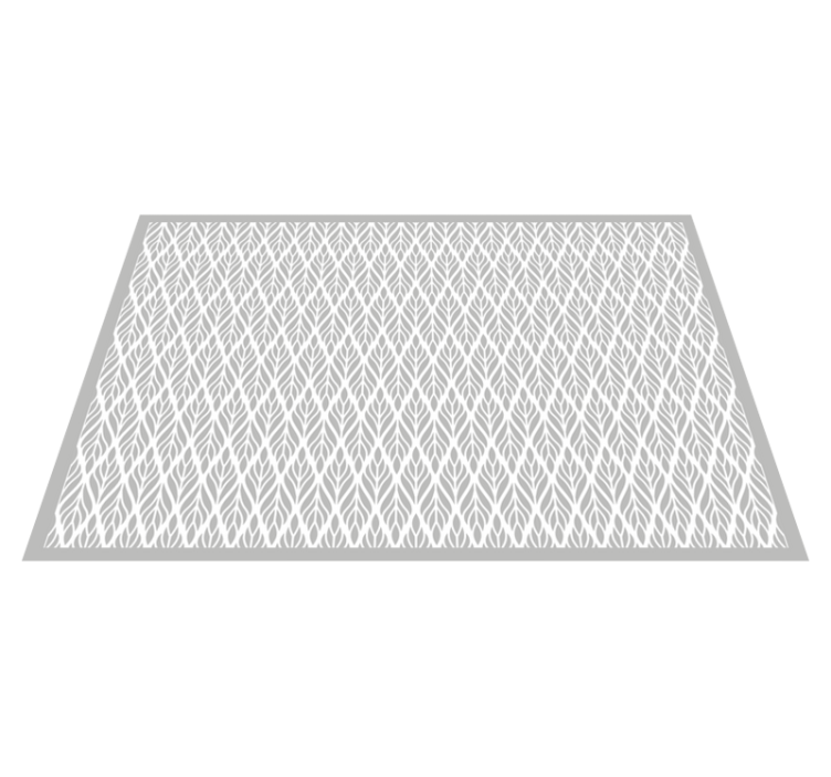 Etnický květinový šedý vzor vintage koberec - TenStickers