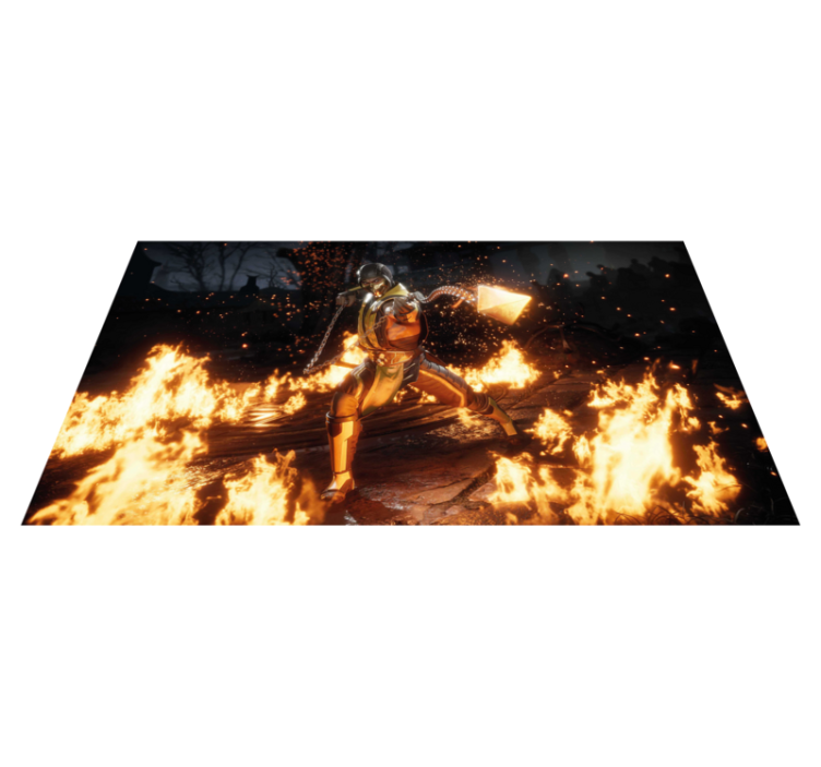 Vinylový koberec pro ninja fire design - TenStickers