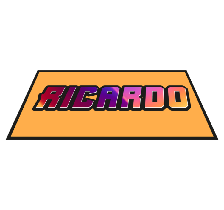 Vlastní texturovaný název Vinylový koberec pro teenagery - TenStickers