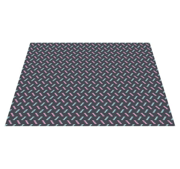 Barevné vlnité tvary Ostatní Vinylový koberec - TenStickers