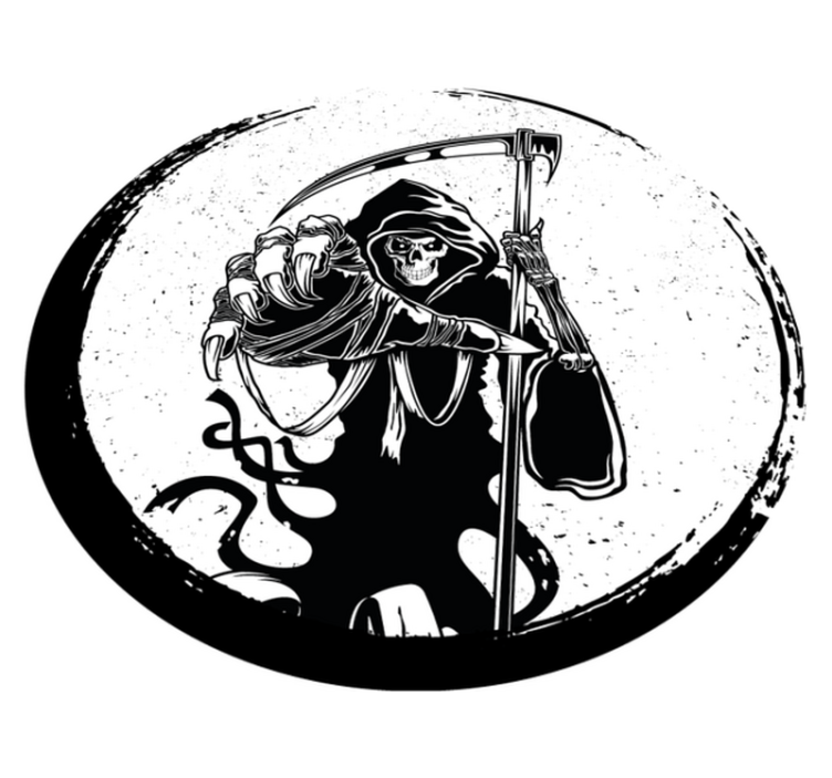 Motiv smrtky Vinylový koberec předvečer všech svatých - TenStickers