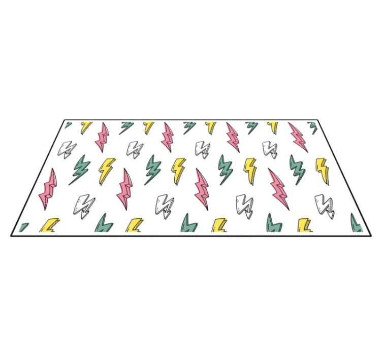 Vzor blesku Vinylová hrací podložka - TenStickers