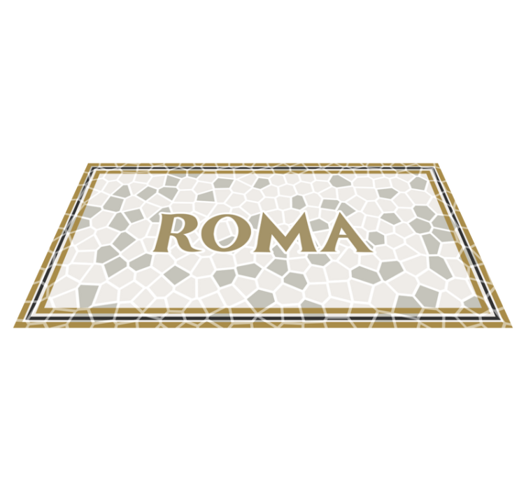 Roma roman mosaic custom koberec - TenStickers