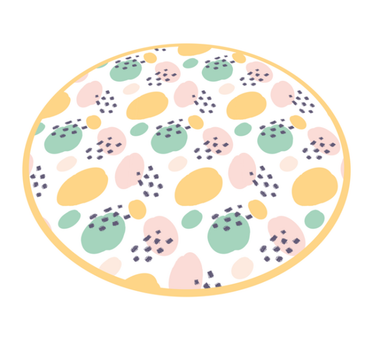 Pastelový koberec do obývacího pokoje - TenStickers