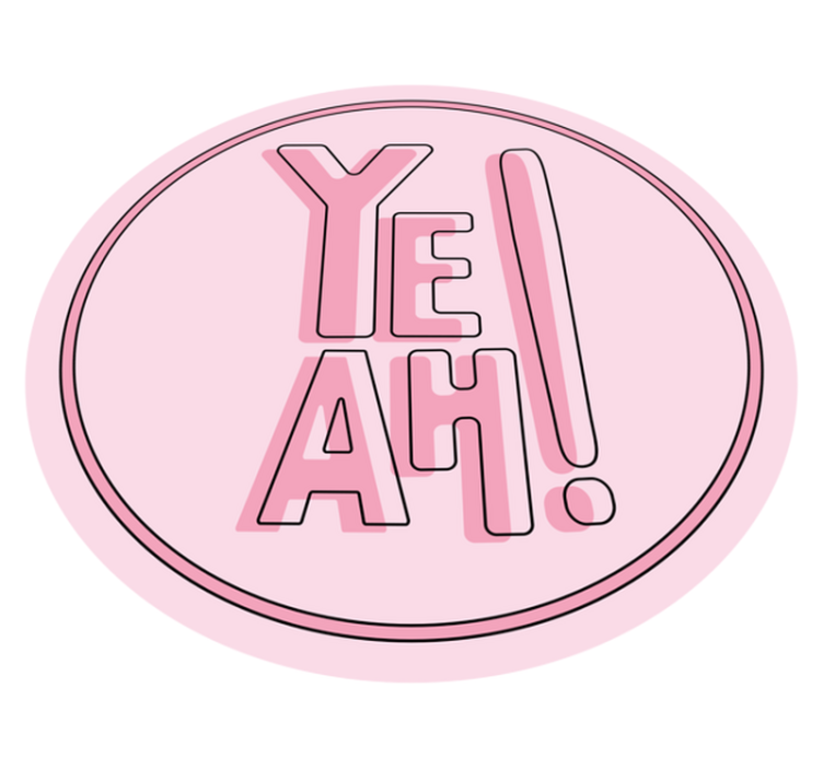 Jo skvělý umělecký teen vinylový koberec - TenStickers