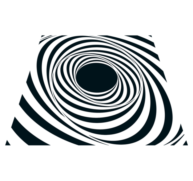 Geometrický padající čtvercový vzor moderní koberec - TenStickers