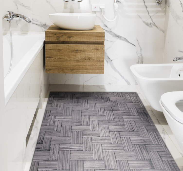 Tkaný texturovaný detail Vinylový koberec s texturou - TenStickers