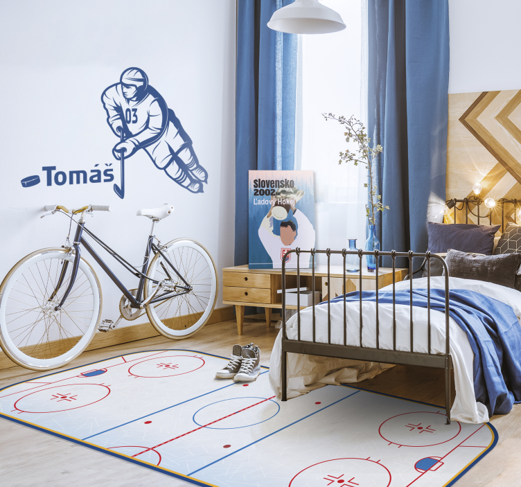 Hrací plocha na lední hokej - TenStickers