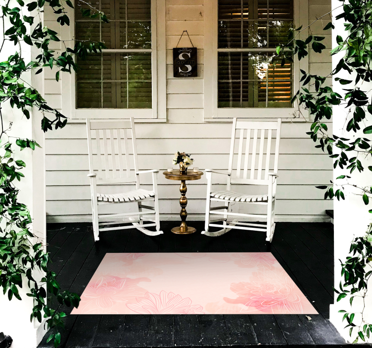 Květinový klid Vinylový koberec s květinami a rostlinami - TenStickers