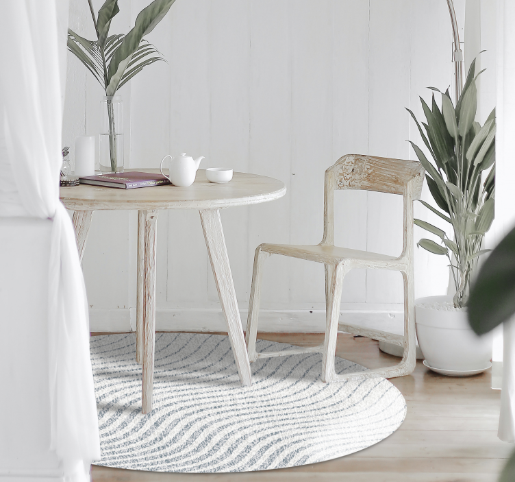 Jemné vlnové vzory Vinylový koberec obývací pokoj - TenStickers