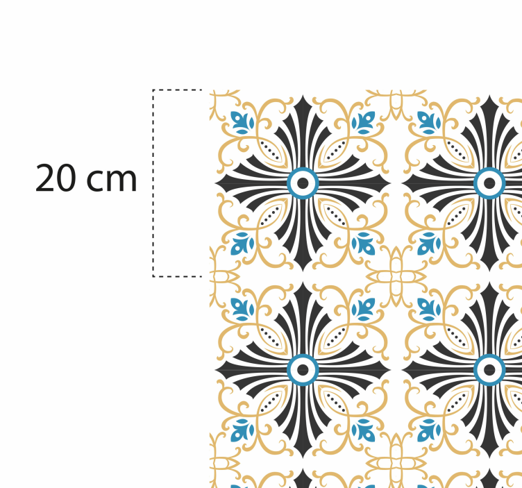 Elegantní mozaiková estetika Mozaikový vinylový koberec - TenStickers