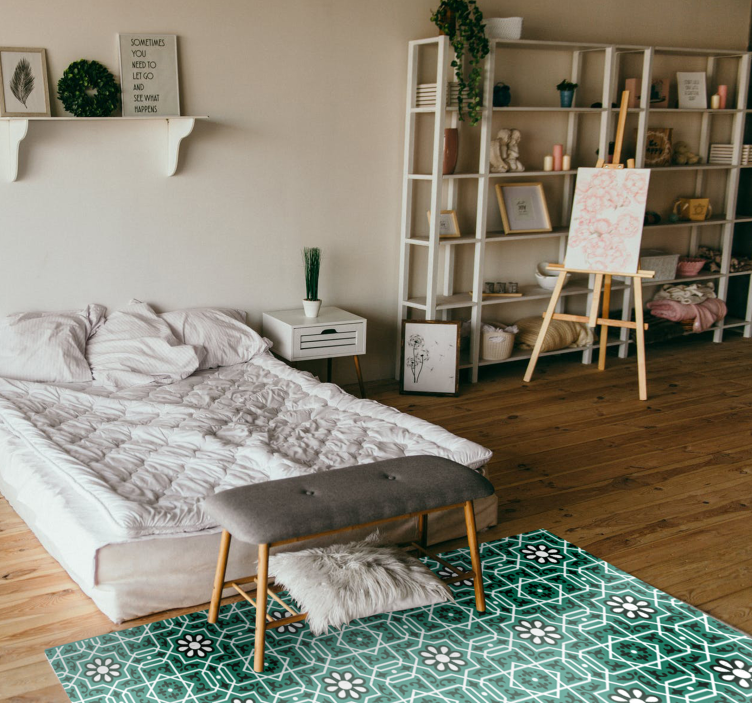 Dlouhý kuchyňský vinylový koberec se vzorem koberců - TenStickers