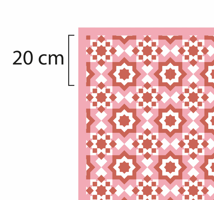 Vinylový koberec s efektem dlaždic v mozaikovém designu - TenStickers