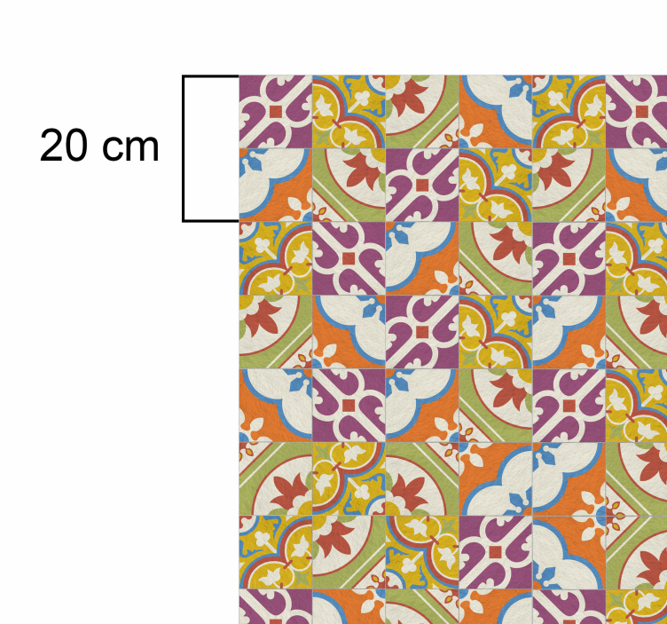 Vzorové obklady Vinobraní vinylový koberec - TenStickers